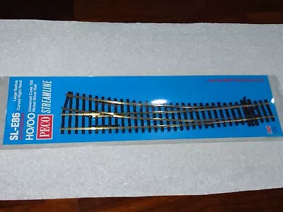 Peco OO Gauge Large Radius RH Curved Point. SLE-86 • £15