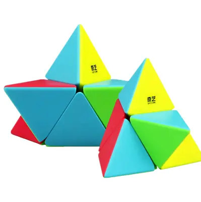 QiYi Pyramorphix Cube Magic Speed Cube Stickerless Professional Fidget Toys Qiyi • $9.50