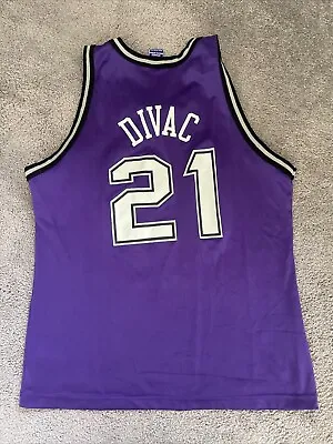 VLADE DIVAC Champion SACRAMENTO KINGS Jersey 44 NBA MINT Lakers Hornets Webber • $179.99