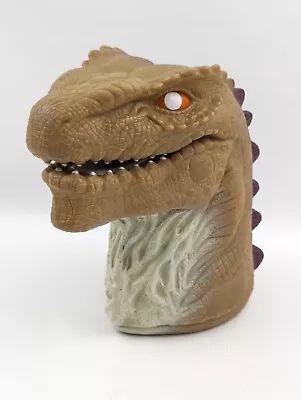 Vintage 1998 Godzilla Head Toho Toy Hand Puppet 90s Retro Dinosaur Figure • $24.95