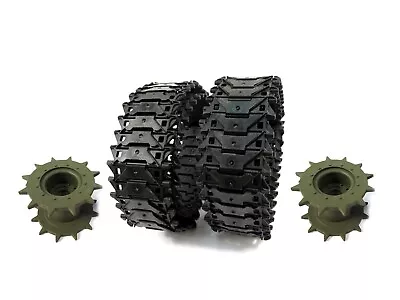 Heng Long 1:16 Walker Bulldog Tank Replacement Plastic Tracks And Drive Wheels • $33.73