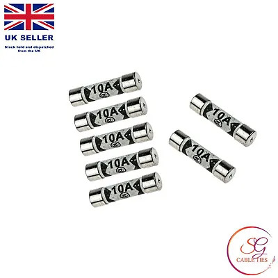 10A Amp Domestic Fuses Plug Top Household Mains Fuse Cartridge • £17.19