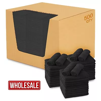 Bulk 16 X16  All Purpose Microfiber Towel Wholesale Case Quantity 500 Count Lot • $169.87