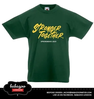 South Africa Rugby World Cup Stronger Together - Champions 2023 Large T-shirt • £12.50