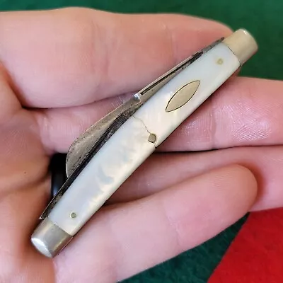 Old Vintage Antique Ulster Knife Co Pearl Congress Whittler Pocket Knife • $169.99