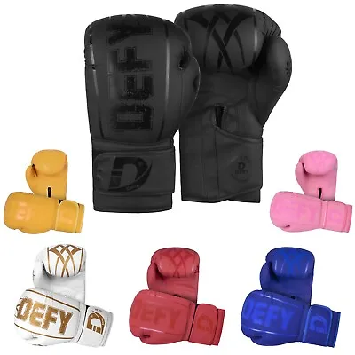 DEFY® Synthetic Leather Boxing Glove Thai Training Punching Bag Sparring Gloves  • $21.99