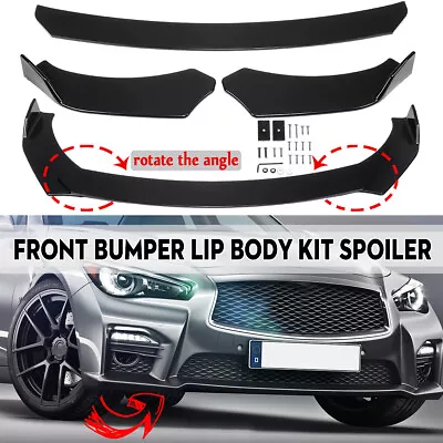 Black Front Bumper Lip Spoiler Splitter Body Kit For Mercedes W211 E-class • $32.42