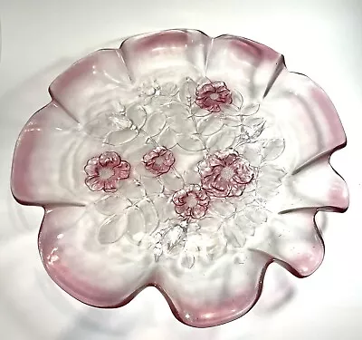 Mikasa Vintage Crystal Rosella 13” Serving Platter • $24.99