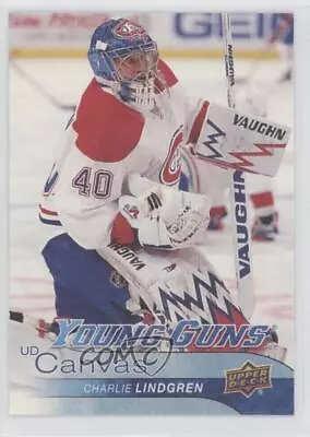 2016-17 Upper Deck UD Canvas Young Guns Charlie Lindgren #C104 Rookie RC • $7.44