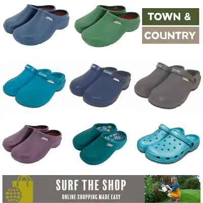 Town And Country Womens / Mens Gardening Clogs Lightweight Cloggies UK • £14.95