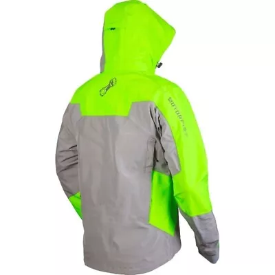 Motorfist- Men's Freeride Snowmobile Jacket - Gray/Hi-Vis - Medium Athletic Fit • $293