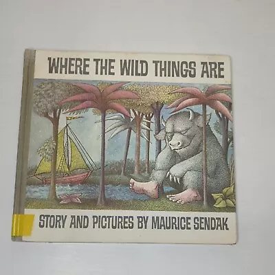 Vintage 1963 Maurice Sendak “Where The Wild Things Are” Ex-Library • $24.88