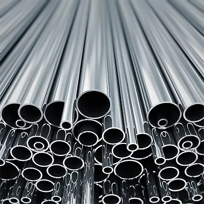 £12.99 • Buy Stainless Steel Round Tube Pipe  Many Sizes And Lengths Metal Bar Rod Strip