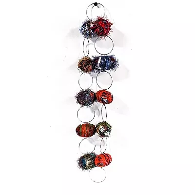 Fiber Art Mixed Media  Soft Sculpture Yarn Art  Necklace Modern Contemporary. • $135