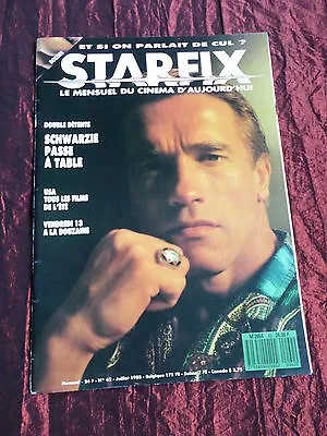 £4.99 • Buy Starfix- French Film Mag - July 1988- # 62 -arnold  Schwarzenegger