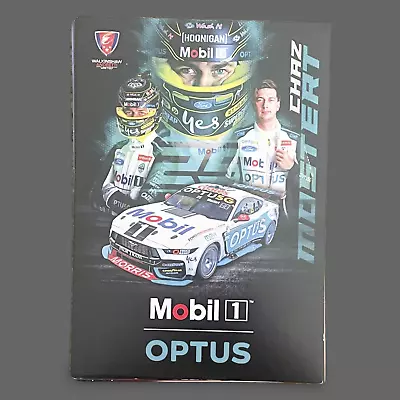 2024 Supercars - WAU Mobil 1 Optus Signing Card - Chaz Mostert • $5