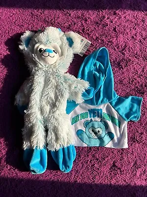 Build A Bear Workshop Snow Monster Yeti W/ Hoodie BNWT (UNSTUFFED/OPEN BACK) • $300