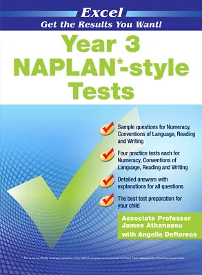 Excel Year 3 Naplan - Naplan Style Tests - New Edition • $30.95