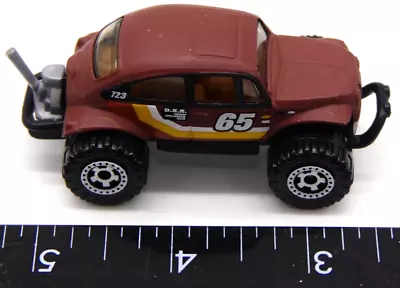 2006 Matchbox Volkswagen Beetle 4X4 Diecast Car Toy Maroon Brown 65 • $7.95