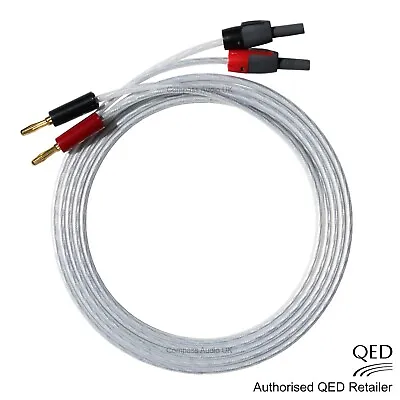 £12.95 • Buy QED XT25 Performance Speaker Cable Deltron BFA & Gold Banana Plugs Fitted SINGLE