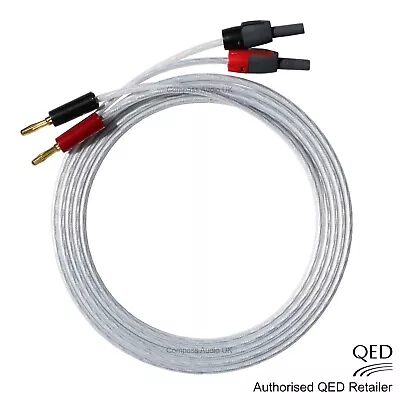 QED XT25 Performance Speaker Cable Deltron BFA & Gold Banana Plugs Fitted SINGLE • £16.95