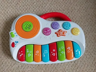 Chad Valley Animal & Music Note Keyboard Piano Pre School Toddler Interactive  • £4