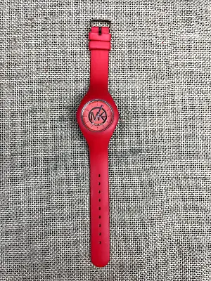 Michael Kors Womens Sports Watch - Water Resistant - Red Silicone  Strap • $31.58