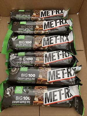 MET-Rx Big 100 Crispy Apple Pie Bars 6 Pack EXP 06/2024 • $10