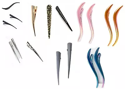 £3.95 • Buy Beak Hair Clip Long Metal Concord Clip Pelican/Flamingo Beak Clips Various Style