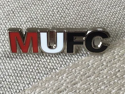 Man Utd Enamel Football Pin Badge ...MUFC ... • £4