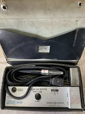 Vintage GE Halogen Leak Detector Type H-10B Mars General Electric TESTED • $40