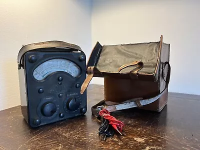 Vintage Universal Avometer Model 8 MK 1 Untested. In Original Case With Leads • £55