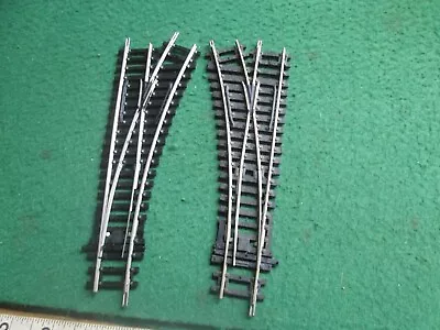 2 X Hornby R8072/r8073 Left/right Hand Points (oo Gauge) Lot Y16 Nickel Silver • £6.99