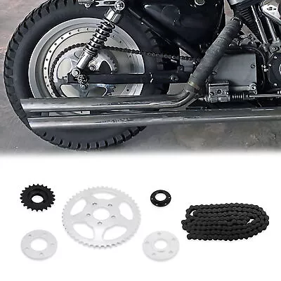 Chain Drive Transmission Sprocket Conversion For Harley Sportster Iron Roadste • $134.99