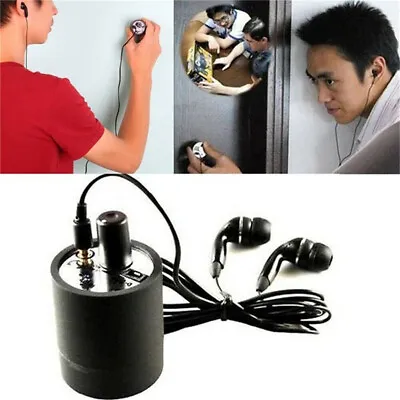 £7.86 • Buy Listening Device Spy Bug Sound Amplifier Hearing Wall Gadget Surveillance Secret