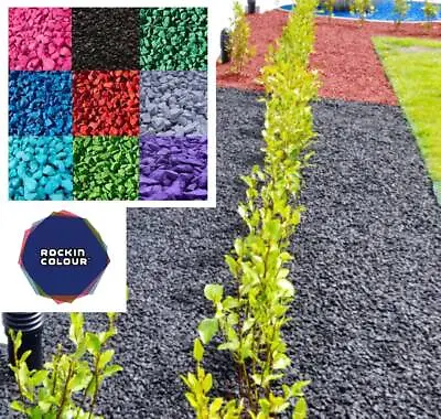 Rockin Colour Decorative Garden Stones Coloured Gravel Vibrant Colours 15kg • £19.95