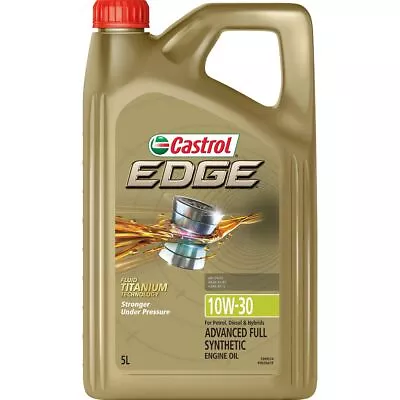 Castrol EDGE Full Synthetic Engine Oil 10W-30 5L 3399574 • $78.16