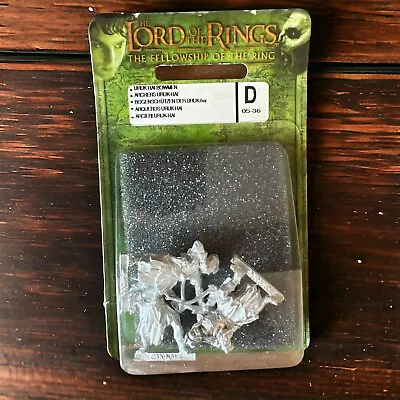 Games Workshop Lord Of The Rings LoTR Metal Urukhai Bowmen Figures D05-36 BNIB • £9.99