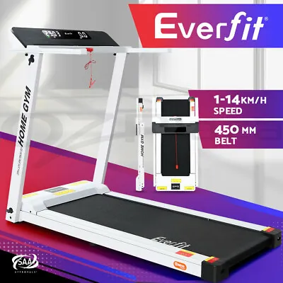 $427.96 • Buy Everfit Treadmill Electric Home Gym Exercise Machine Fitness Fully Foldable