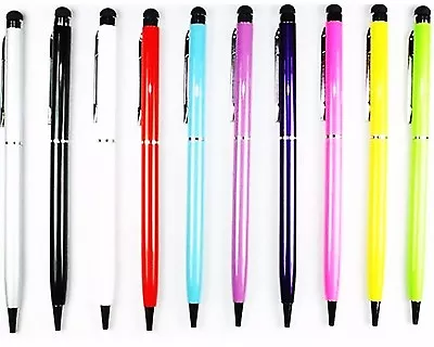 2X 2-in-1 Touch Screen Ballpoint Pen Stylus For IPad IPhone Tablet Smartphone PC • $5.95