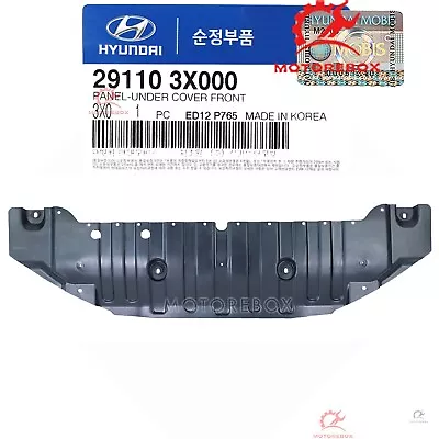 ✅ GENUINE ✅ Under Cover Front Splash Shield For 11-13 Hyundai Elantra 291103X000 • $40.72