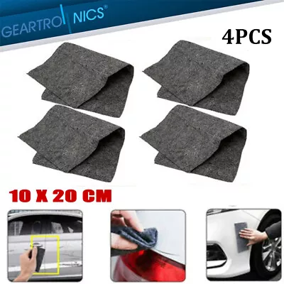 4pack NANO SPARKLE CLOTH FOR CAR SCRATCHES NANO MAGIC CLOTH SCRATCH REMOVER USA* • $6.19