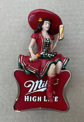 Miller High Life Beer Tap Handle Flamenco/ Girl On Moon W/ Red Hat • $124.95