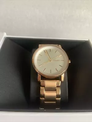 £44.99 • Buy DKNY Ladies Soho NY2344 Rose Gold Coloured Bracelet Watch
