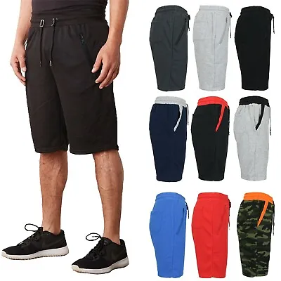 Men's French Terry Fleece-Lined Pocket Sweat Shorts ( Size S-2X ) NWT Free Shipp • $11.95