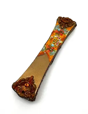 Beautiful Mezuzah Case Michal Negrin Crystals Flowers With BOX. • $99