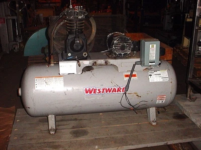 $250 • Buy 5 Hp 80 Gallon Air Compressor 3 Phase 208-230/460v AS IS
