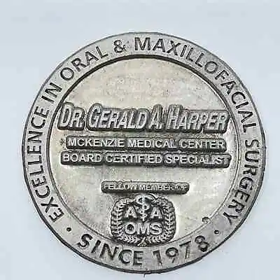 Vintage Dr. Gerald Harper Mckenzie Medical Center Print Metal Stamp Typeset SD3 • £8.20