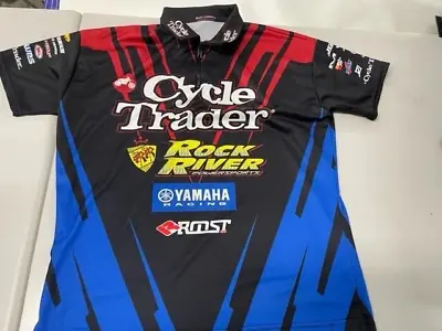 Yamaha   Cycle Trader   Ladies Team Shirt /lrg Runs Sm / Pit Shirt • $19.95