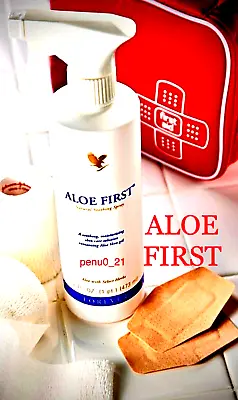 Forever Aloe First Spray 473ml-2Pc-Good For Hair Skin Nail-Vege-Vegan-ORIGINAL • £37.96